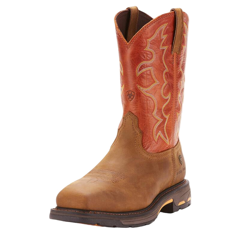 WorkHog Wide Square Toe Steel Toe Work Boot - Dark Earth - Purpose-Built / Home of the Trades