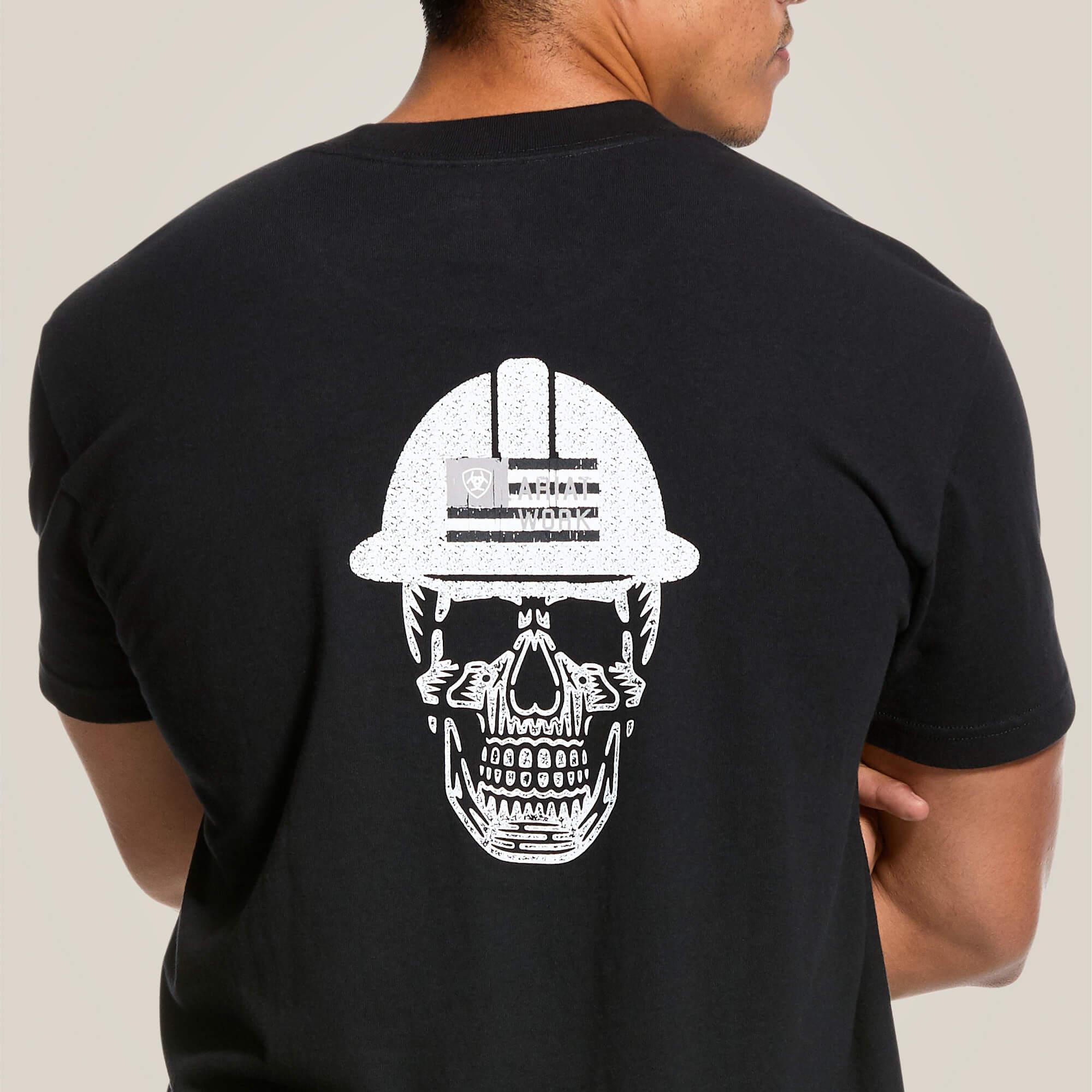 Rebar Cotton Strong Roughneck Graphic T-Shirt - Black - Purpose-Built / Home of the Trades