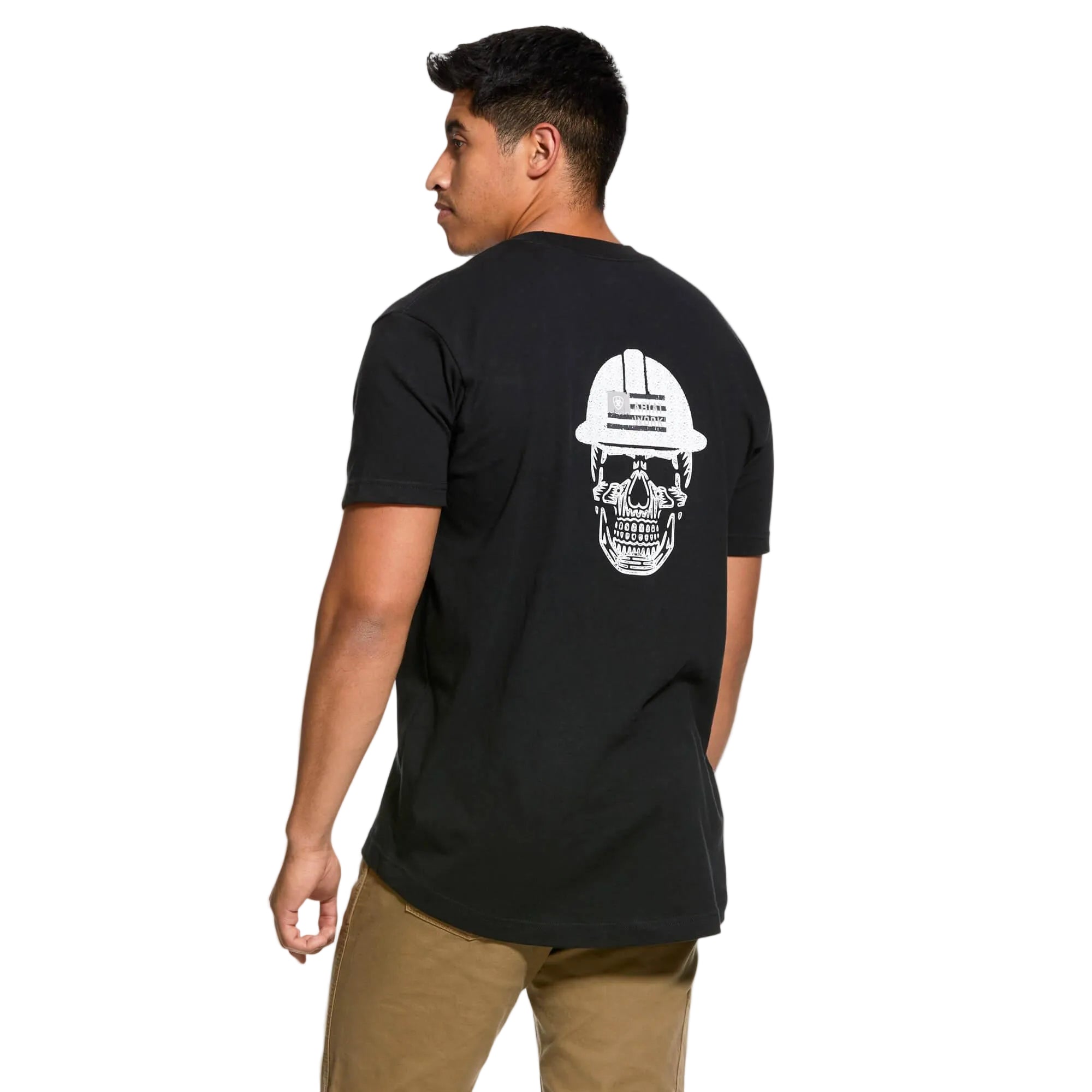 Rebar Cotton Strong Roughneck Graphic T-Shirt - Black - Purpose-Built / Home of the Trades