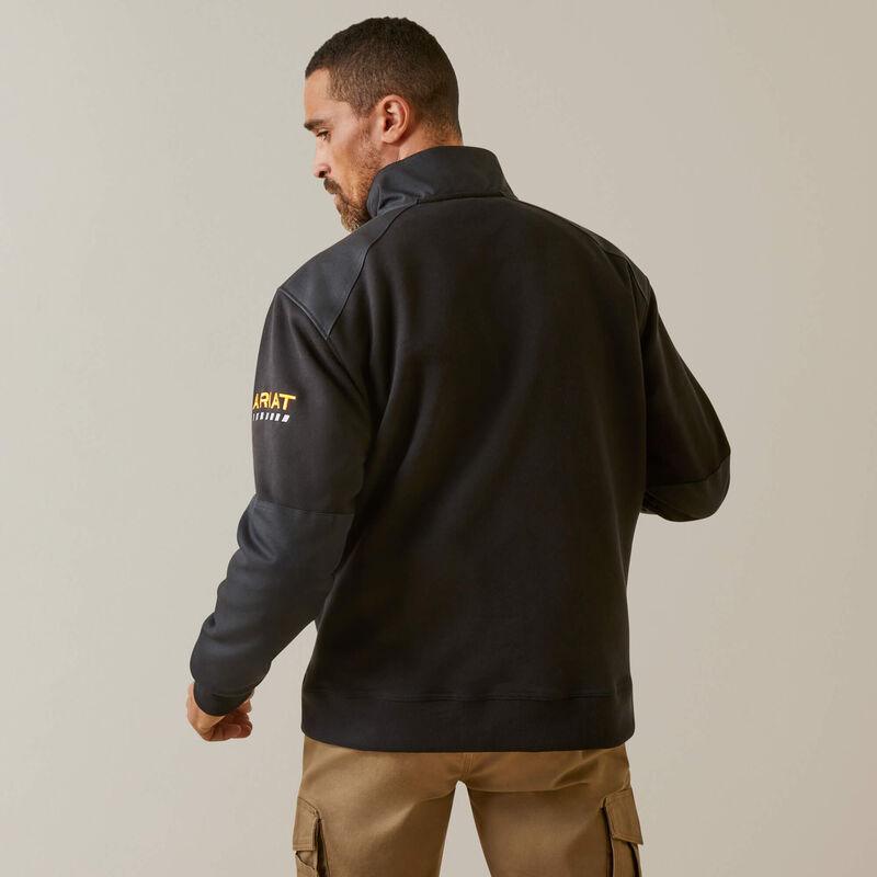 Rebar workman duracanvas 1/4 zip sweatshirt - Black - Purpose-Built / Home of the Trades