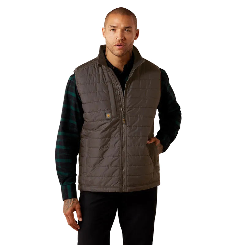 Rebar Cordura Ripstop Lightweight Insulated Vest- Caribou