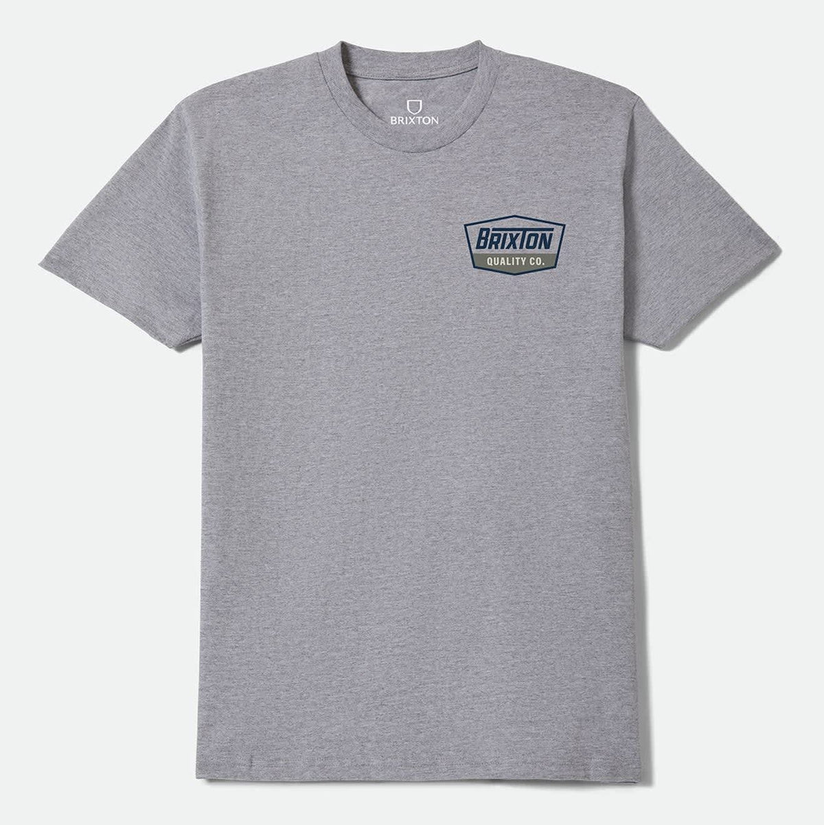 Regal S/S Standard Tee- Heather Grey/ Navy