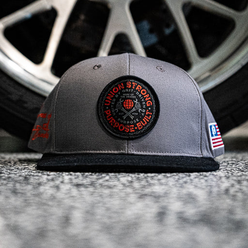 Union Strong Snapback, Grey & Black