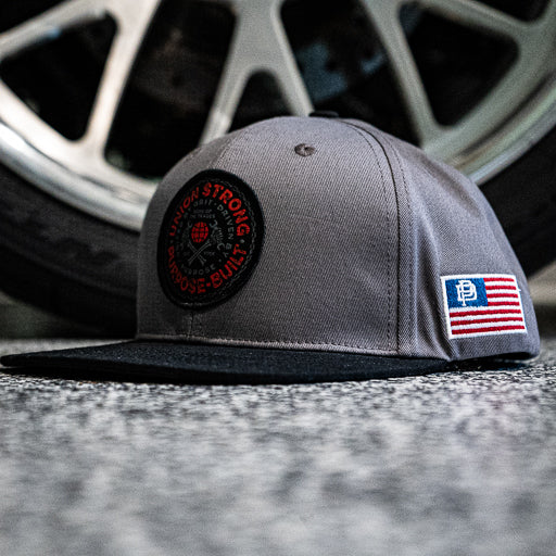 Union Strong Snapback, Grey & Black