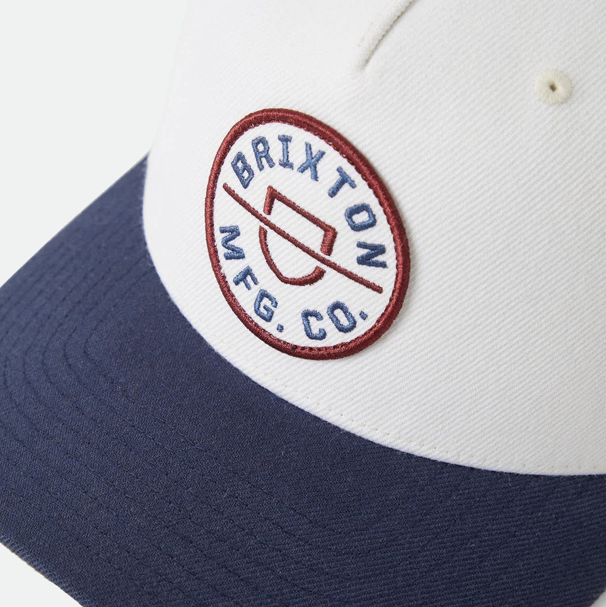 Crest Snapback- Wax Paper/ Navy