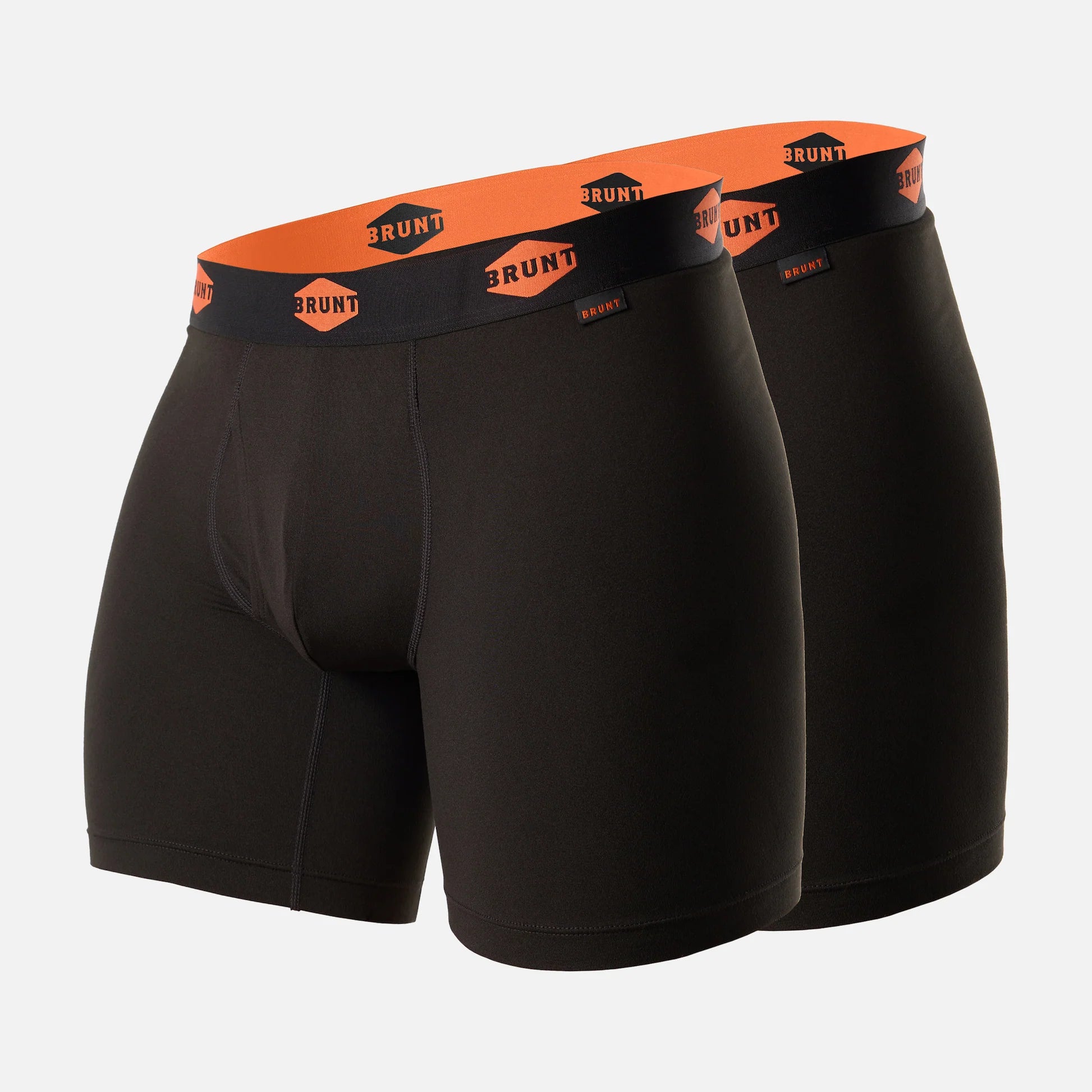 The 6in Comfort Tech Boxer Brief (2pk) - Black/Black