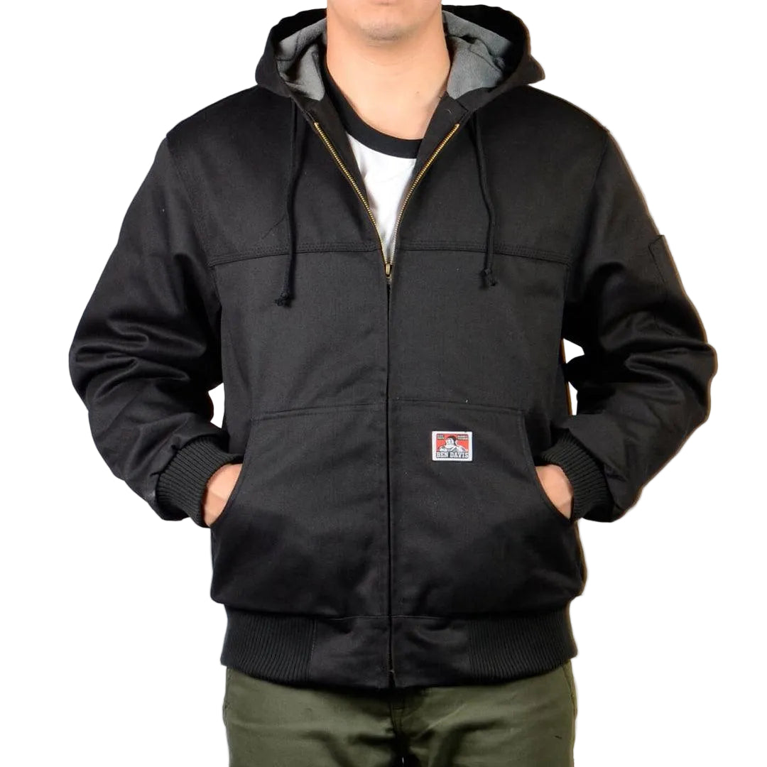 Full-Zip Hooded Jacket: Black - Purpose-Built / Home of the Trades