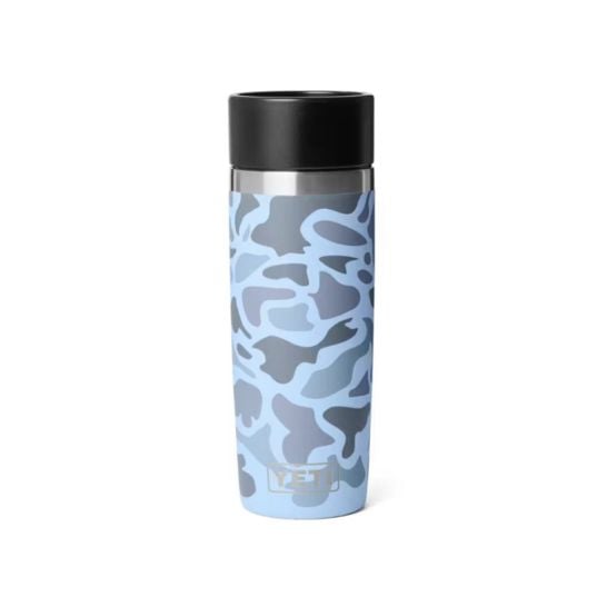 Rambler 16 oz Travel Bottle- Blue Camo