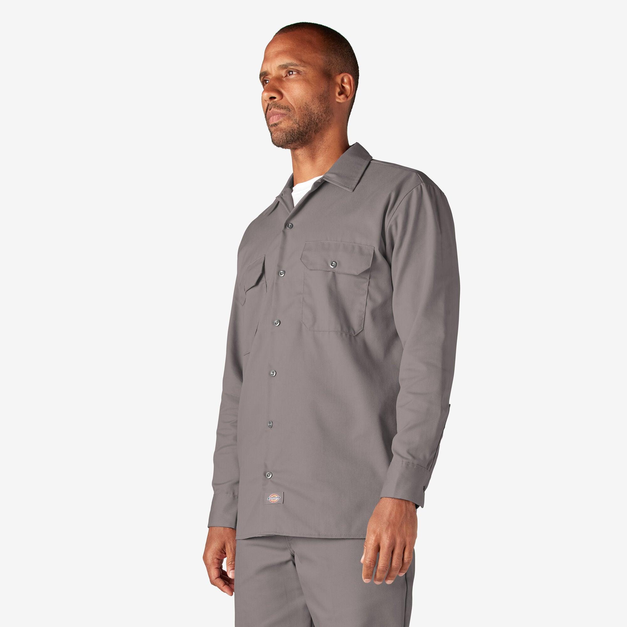 Long Sleeve Work Shirt, Silver - Purpose-Built / Home of the Trades