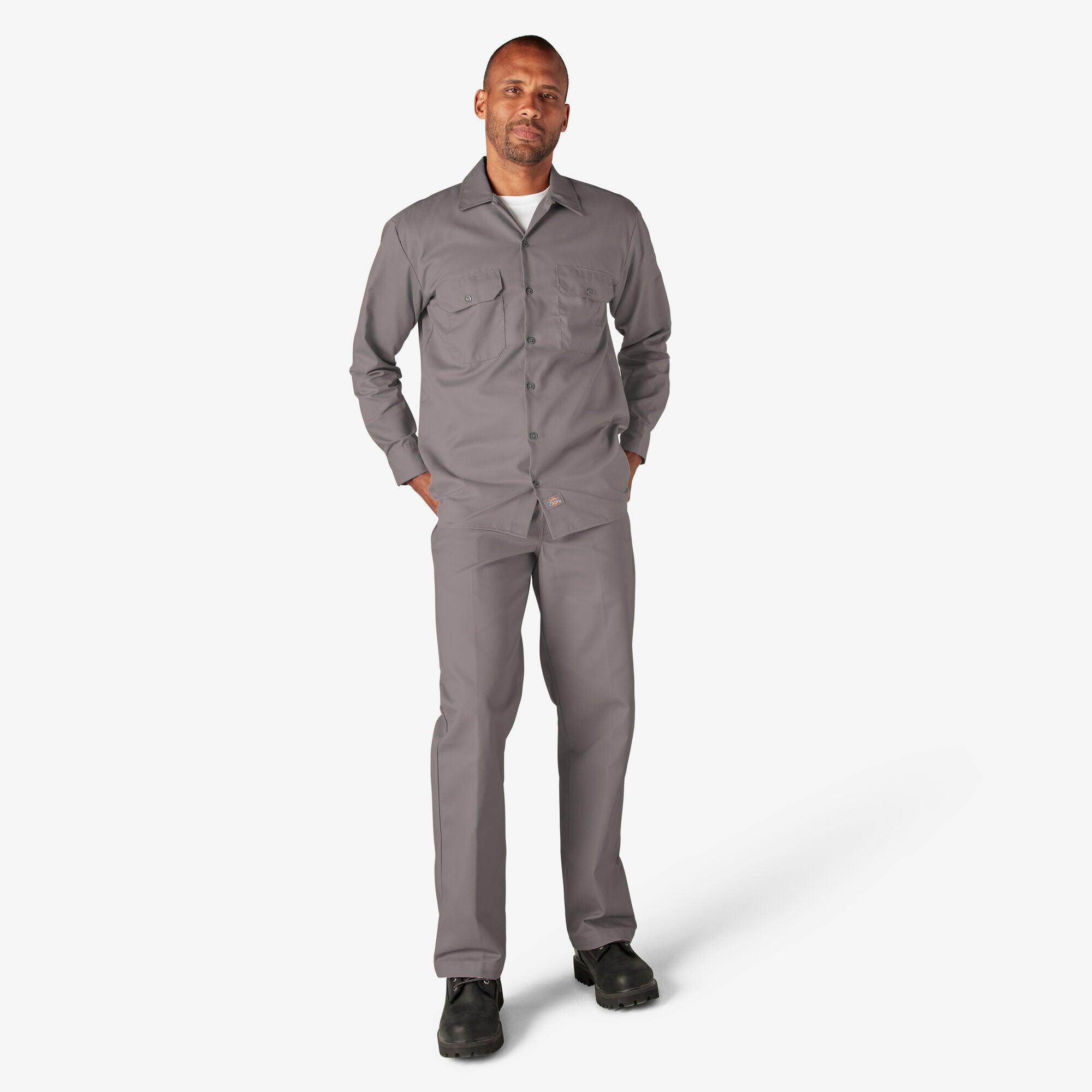 Long Sleeve Work Shirt, Silver - Purpose-Built / Home of the Trades