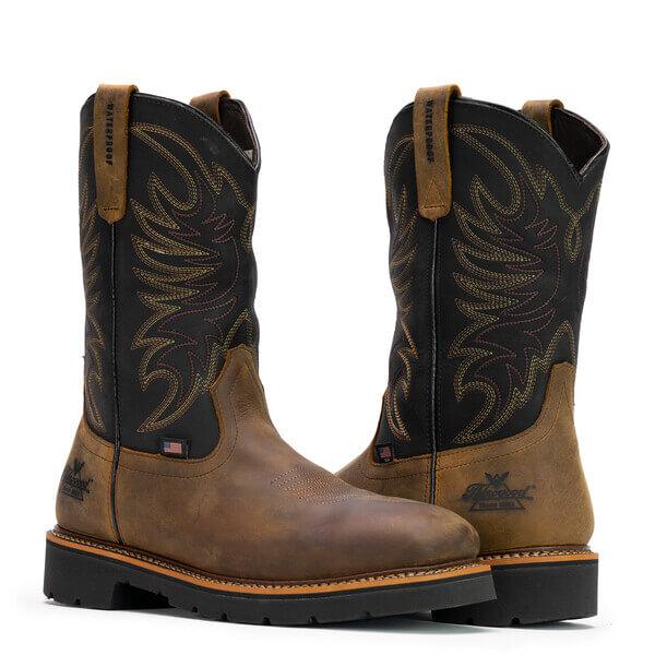 AMERICAN HERITAGE SQUARE TOE WELLINGTON – WATERPROOF – 11″ SAFETY TOE - Purpose-Built / Home of the Trades