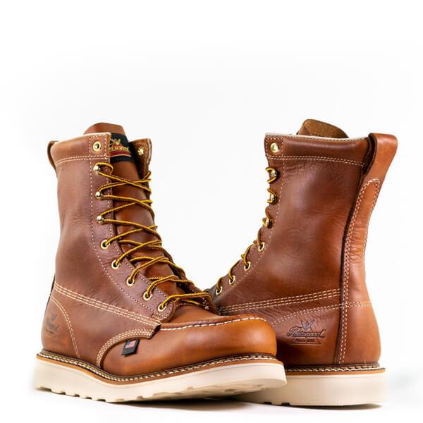 American Heritage – 8″ Tobacco Moc Toe – MAXwear Wedge (Soft Toe) - Purpose-Built / Home of the Trades