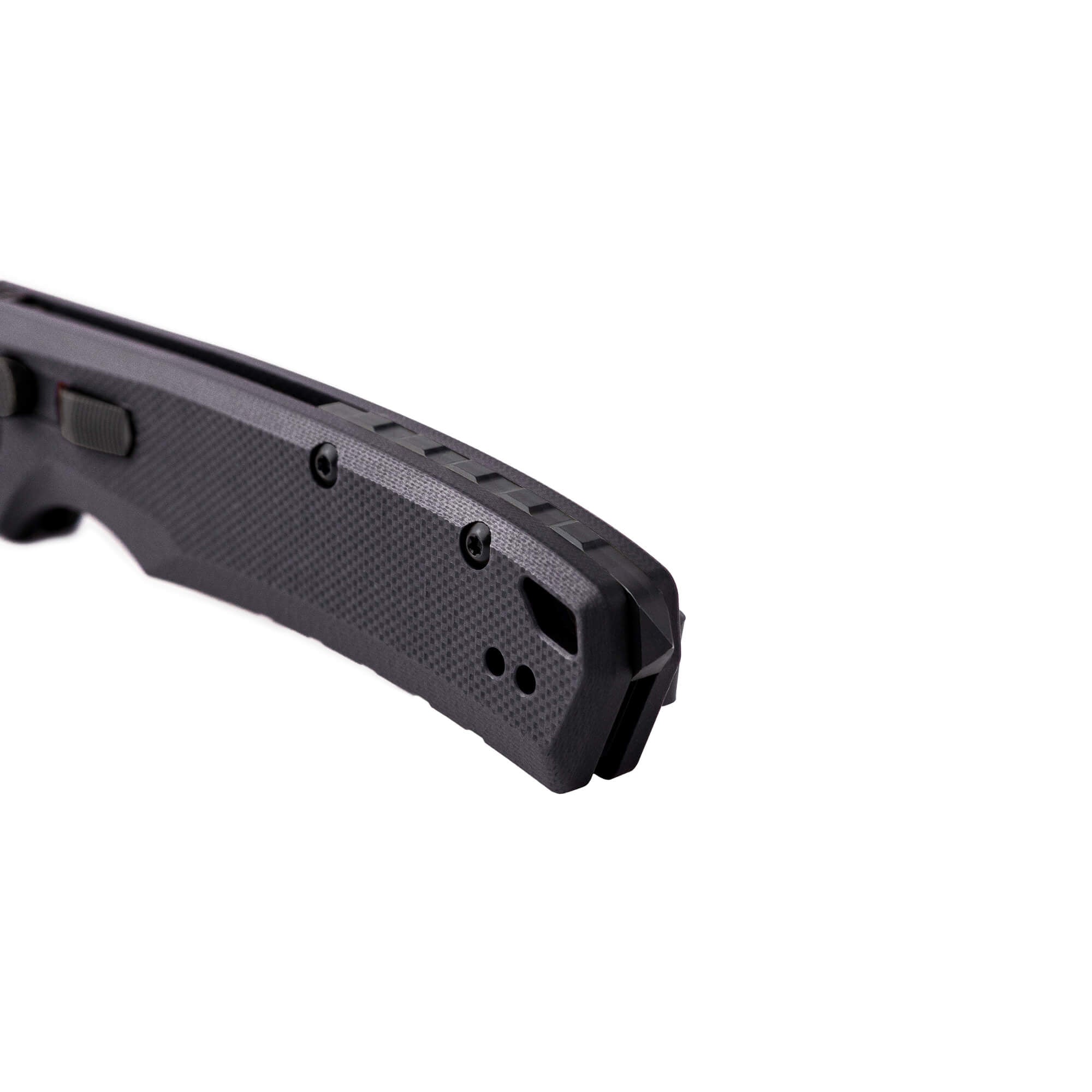 TEKTO Collab: A3 Delta Mini-Black G10 Handle // Black Accents