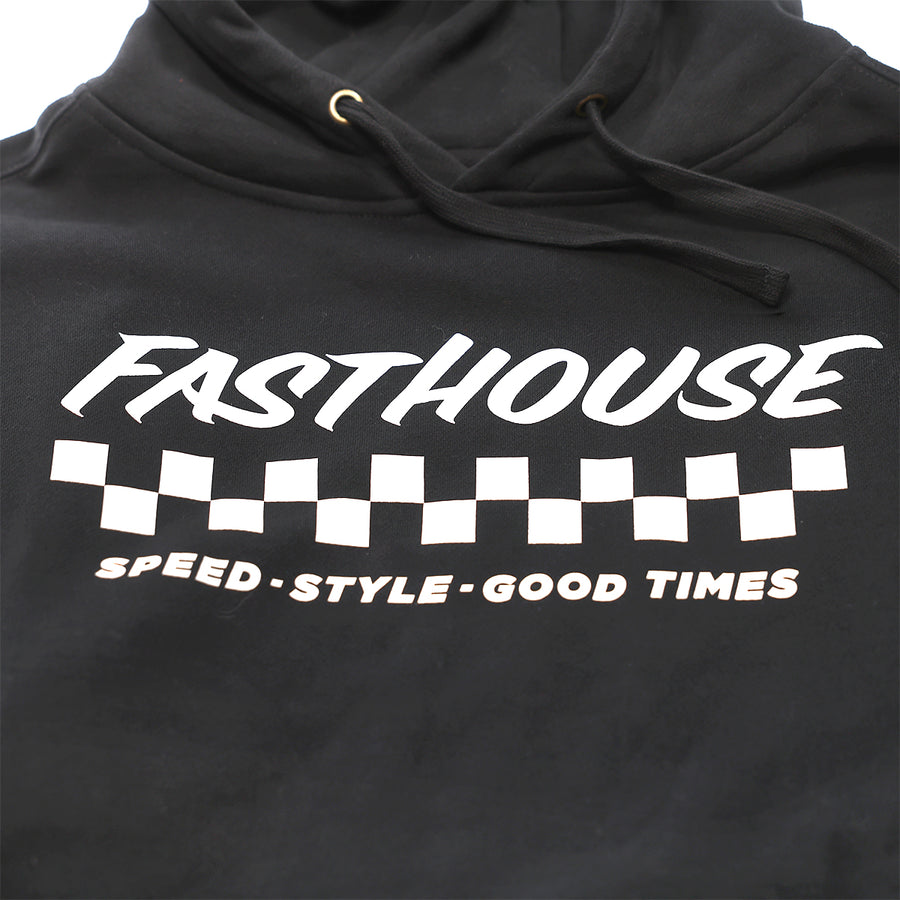 Apex Hooded Pullover - Black