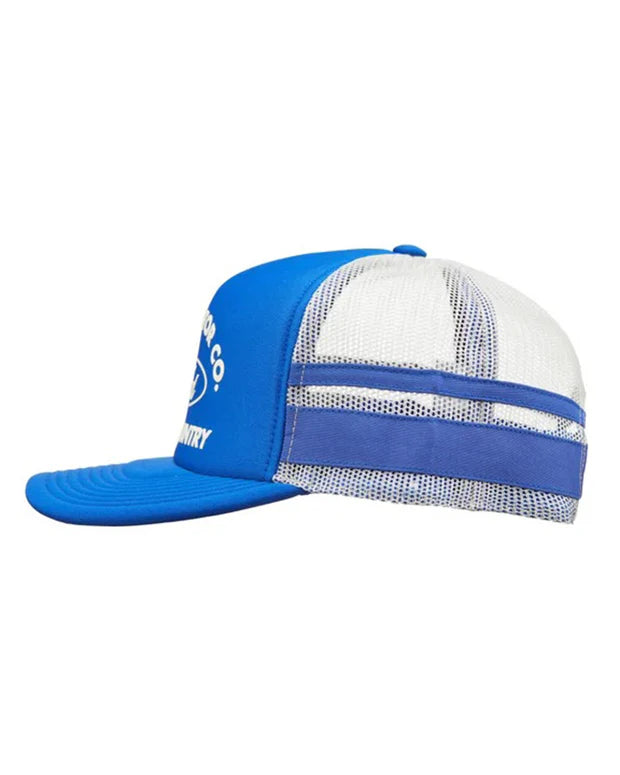 Ford Built Tough Trucker Hat - Ford Blue Wimbledon White