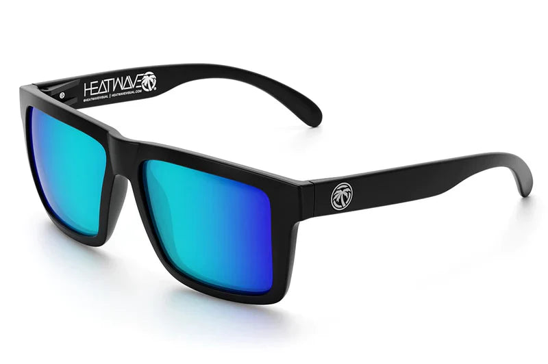 XL Vise Z87 Sunglasses - Black Frame Galaxy Polarized Lens