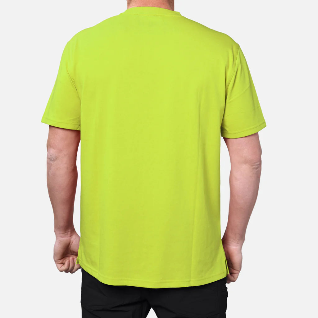 The Martin Pocket Tee- Hi-Vis Yellow