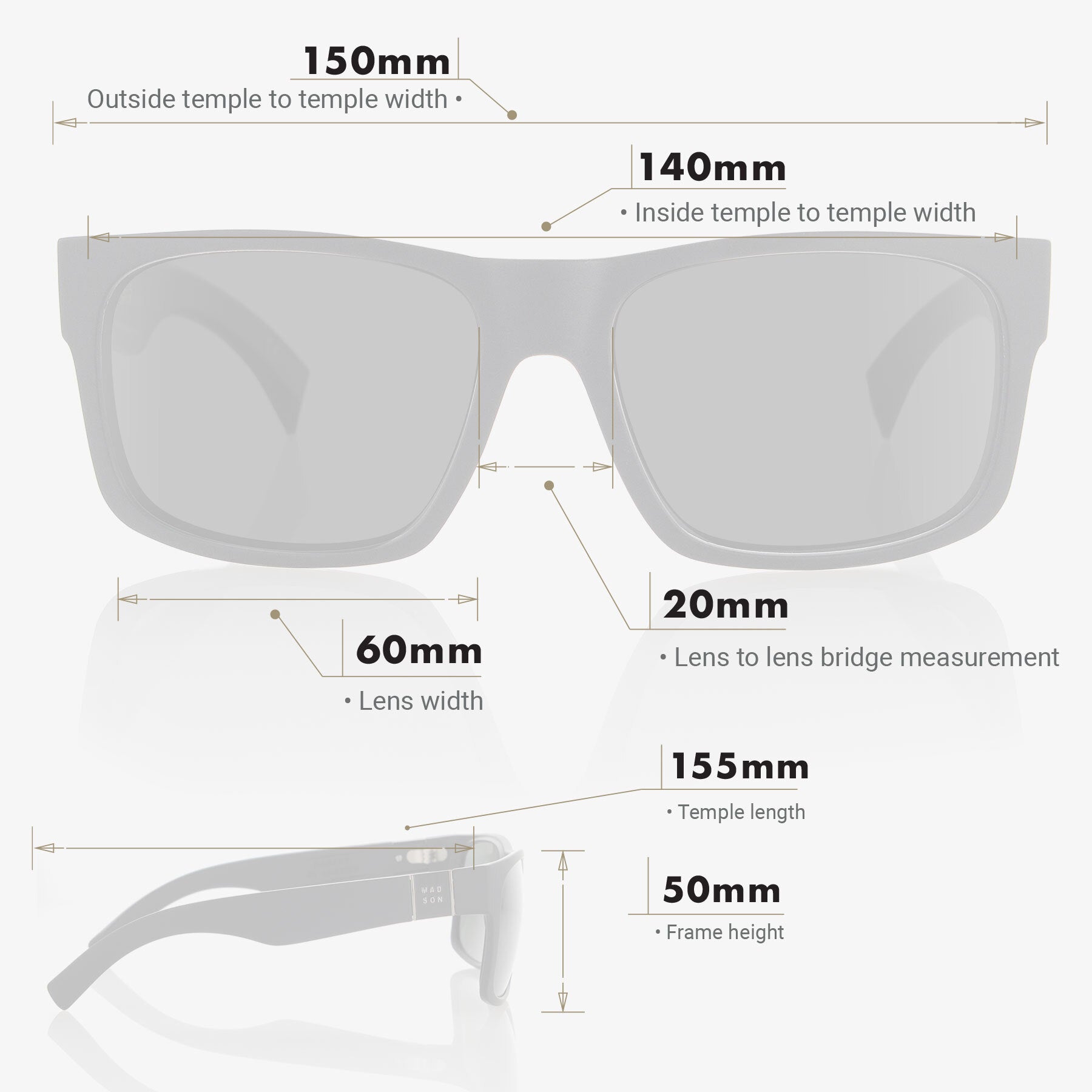 Camino - Black Tortoise Fade / Grey Polarized