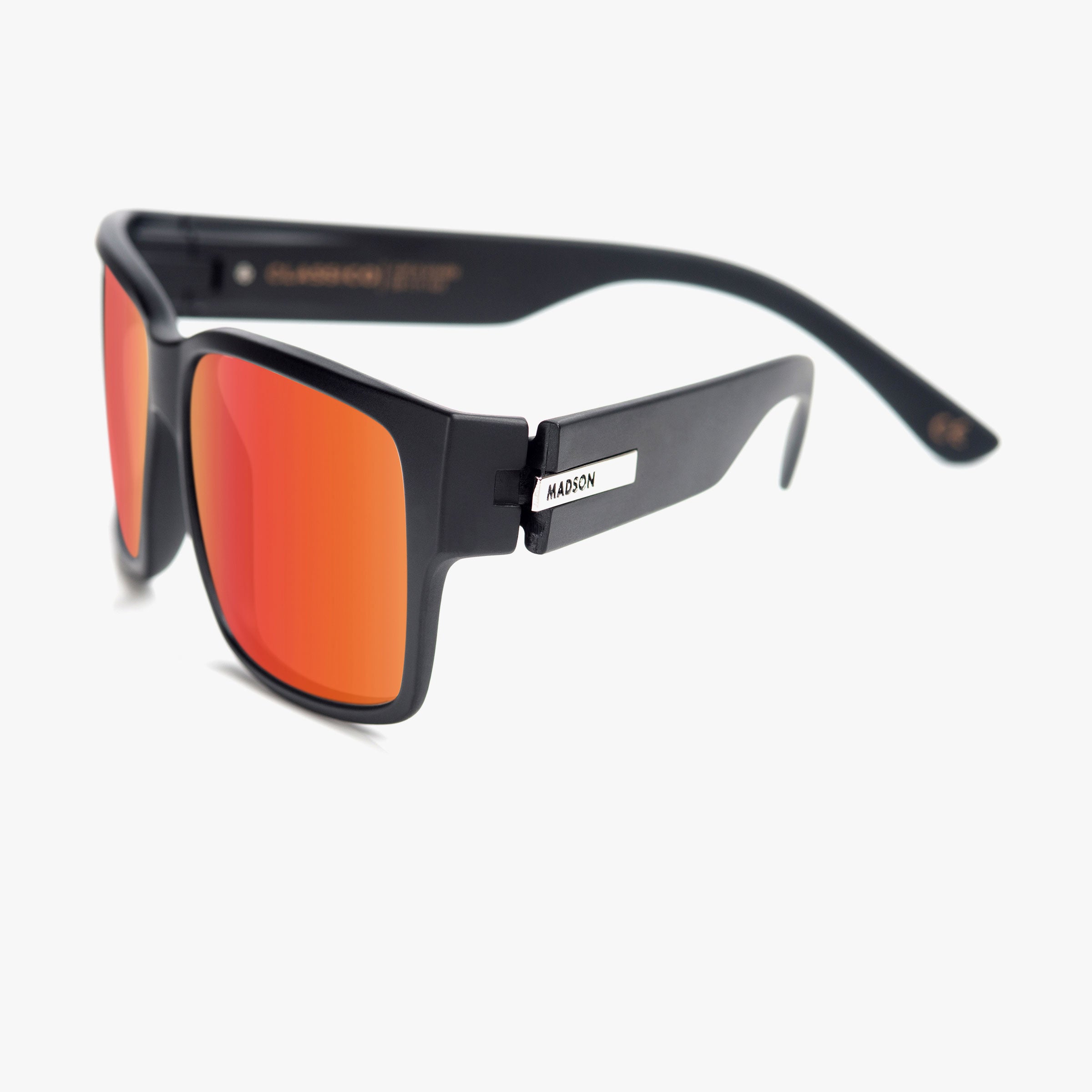 Classico - Black Matte / Red Chrome Polarized