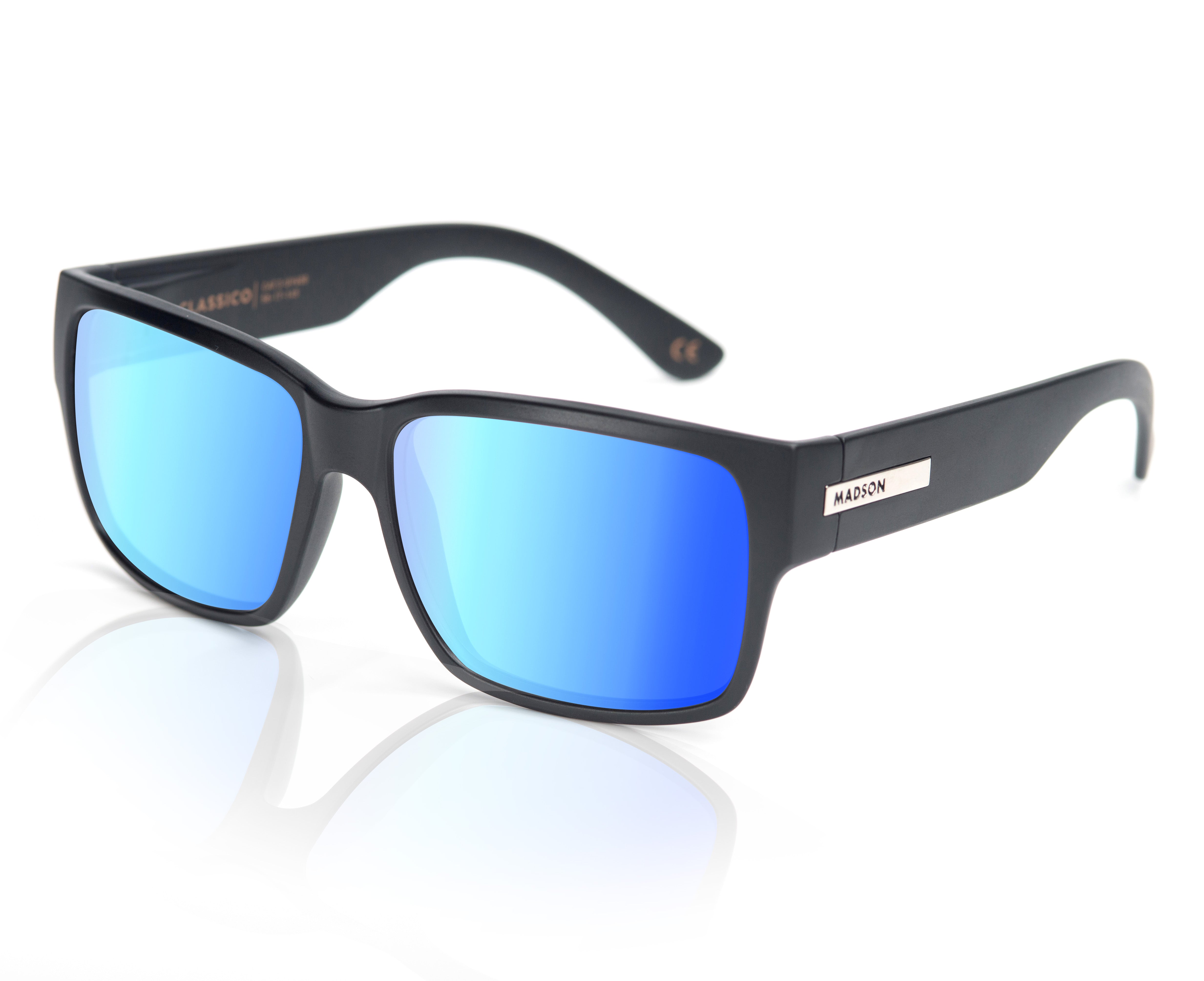 Classico - Black Matte / Pacific Blue Chrome