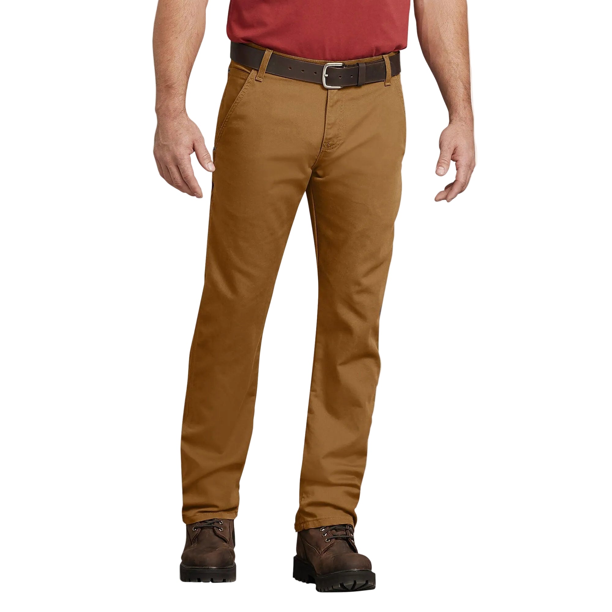 FLEX Regular Fit Duck Carpenter Pants, Stonewashed Brown Duck - Purpose-Built / Home of the Trades