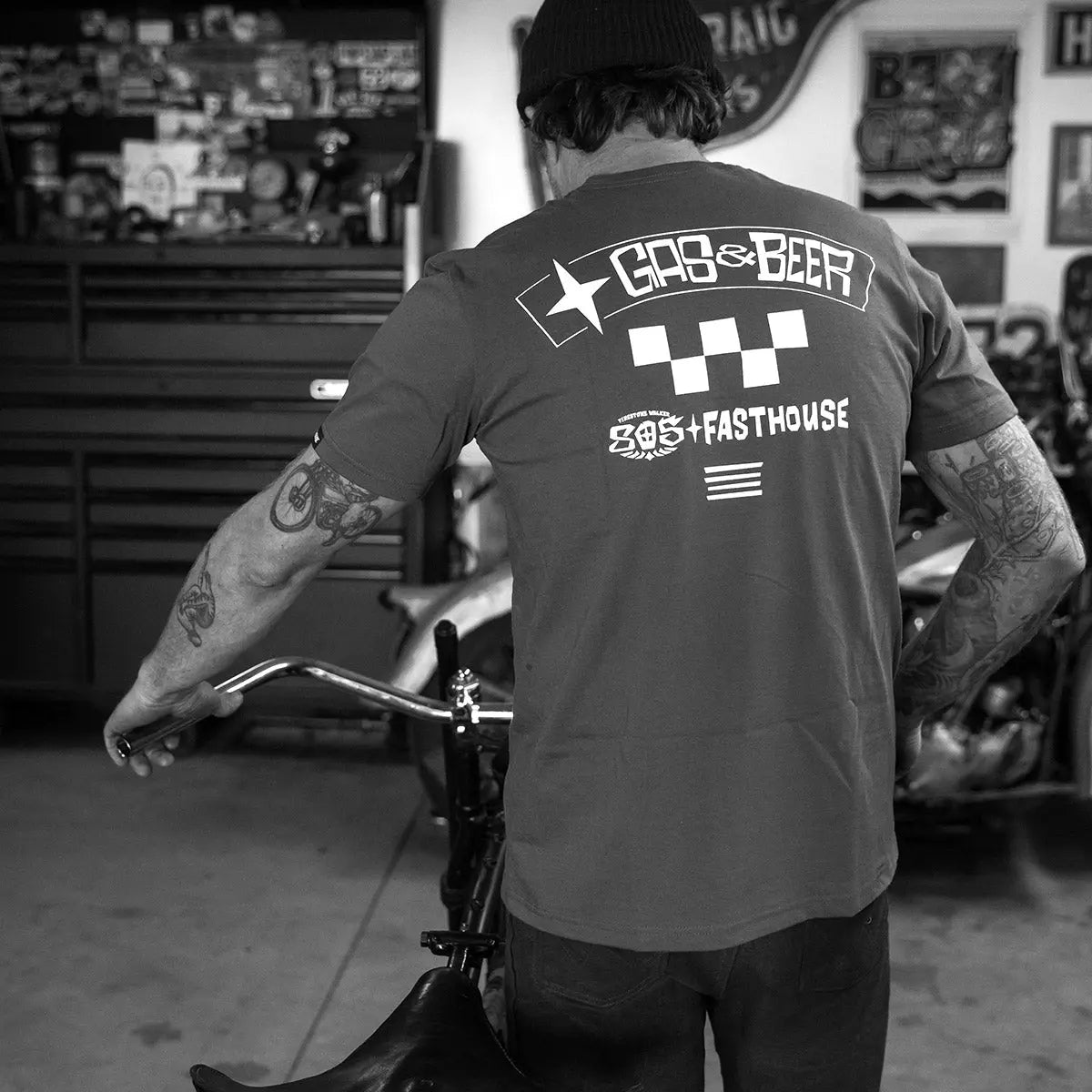 805 Bar Midweight SS Tee - Heavy Metal