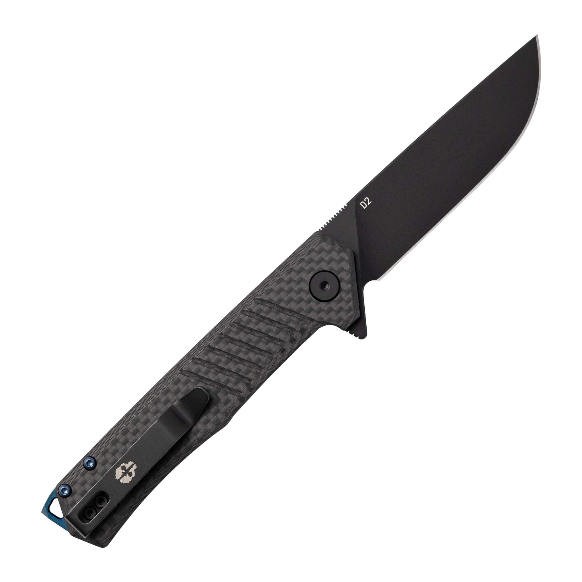 F1 Alpha Carbon Fiber // Blue Accents