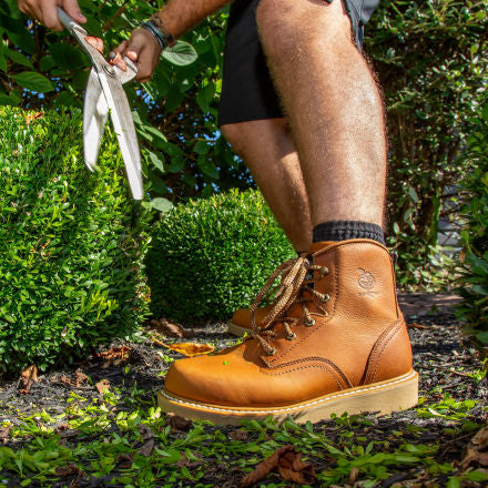 Georgia Boot 6" Steel Toe Wedge Sole Work Boot G6342