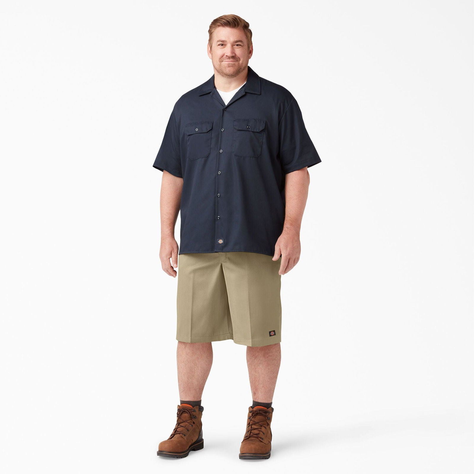 13" Loose Fit Multi-Use Pocket Work Shorts - Khaki - Purpose-Built / Home of the Trades - -