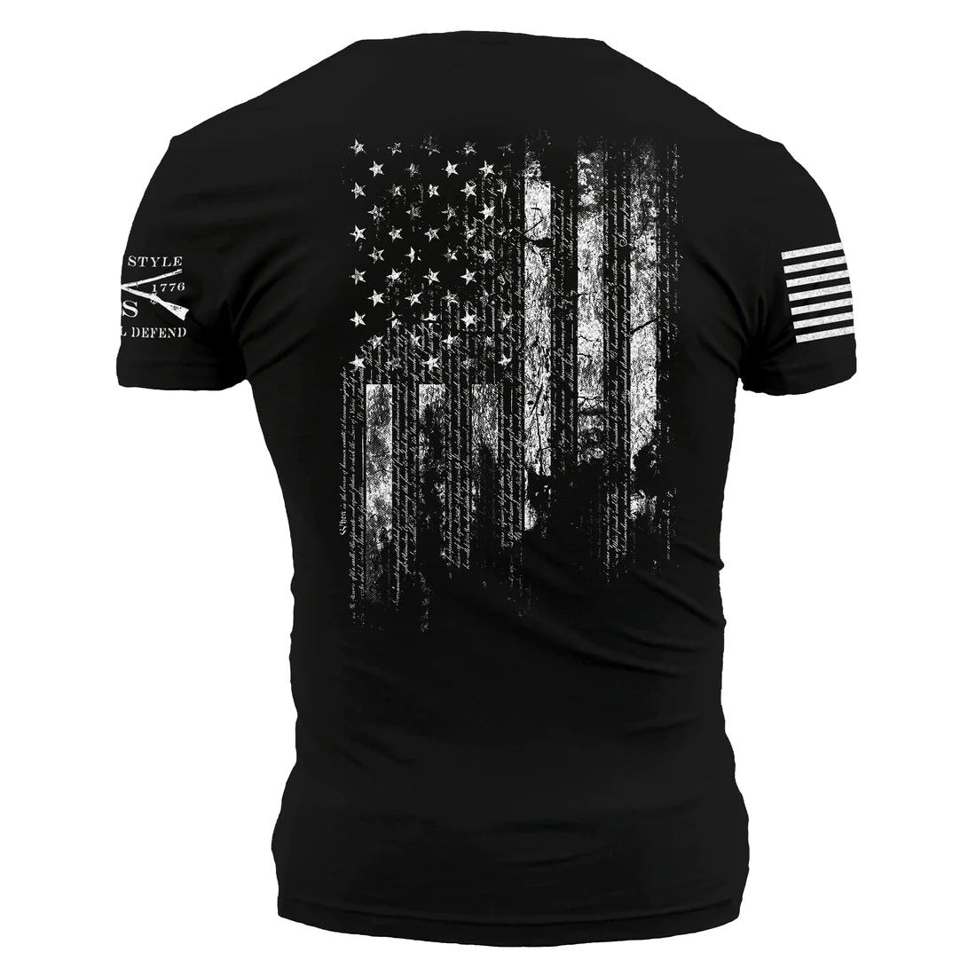 1776 Flag Tee - Black - Purpose-Built / Home of the Trades - -