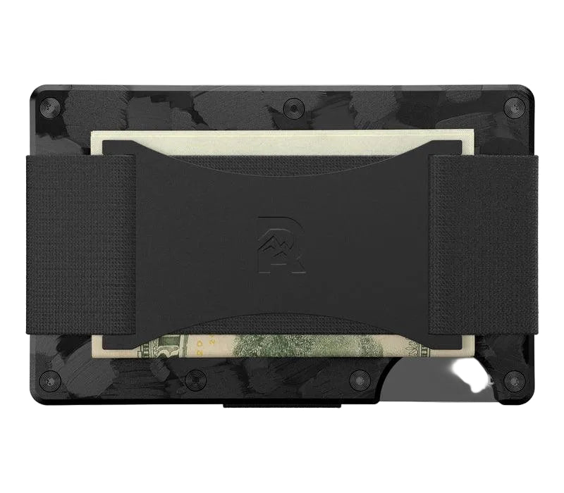 Forged Carbon Minimalist Wallet - Cash Strap - Purpose-Built / Home of the Trades