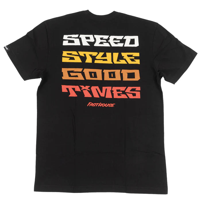 Fasthouse Pillar short-sleeve graphic t-shirt in black