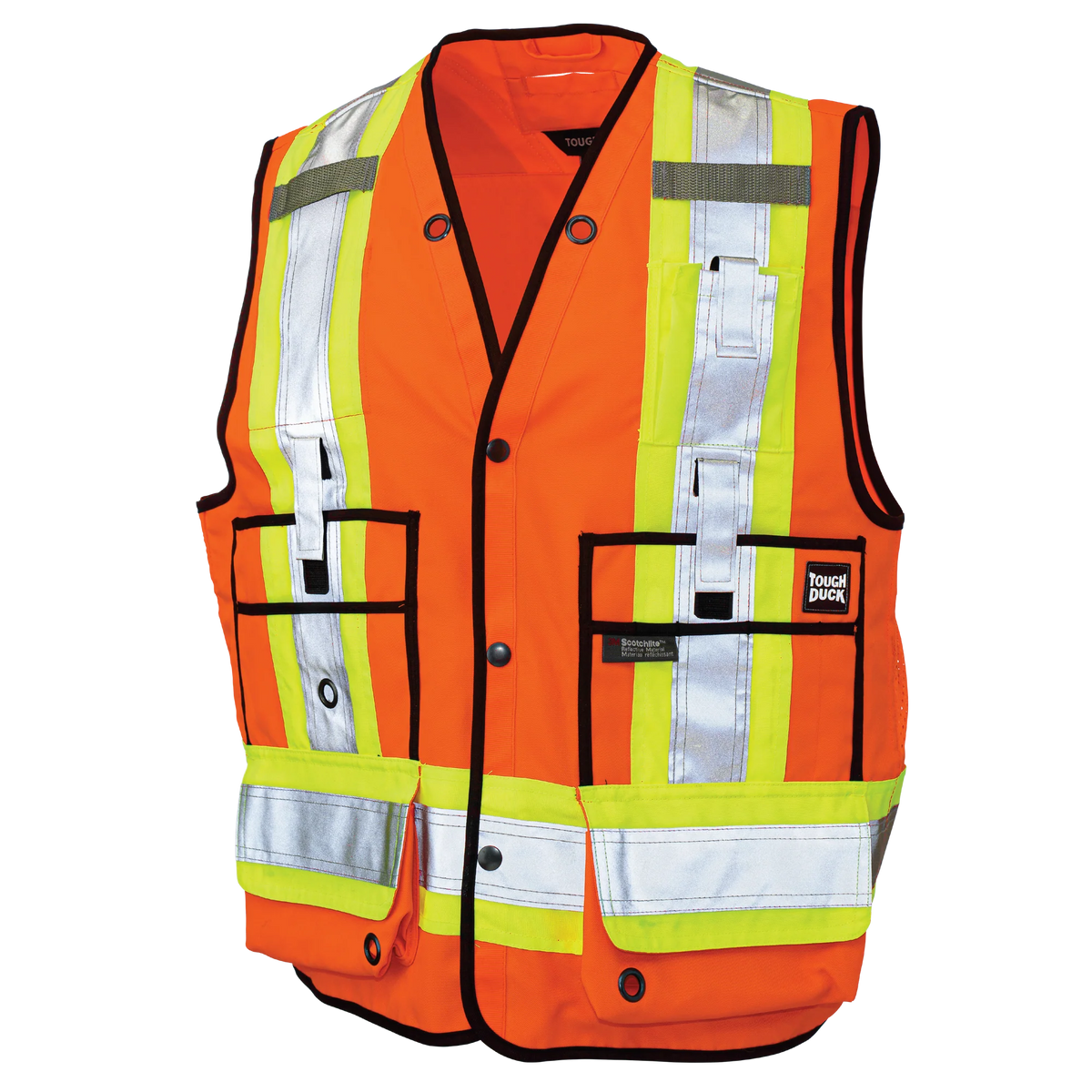 Surveyor Safety Vest X Back ANSI Class 2 -Orange