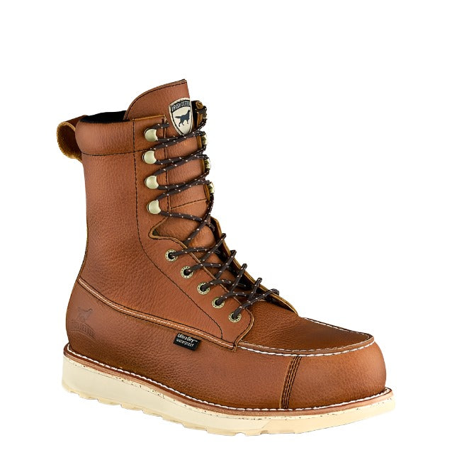 Men's 8-inch Waterproof Leather Safety Toe Boot