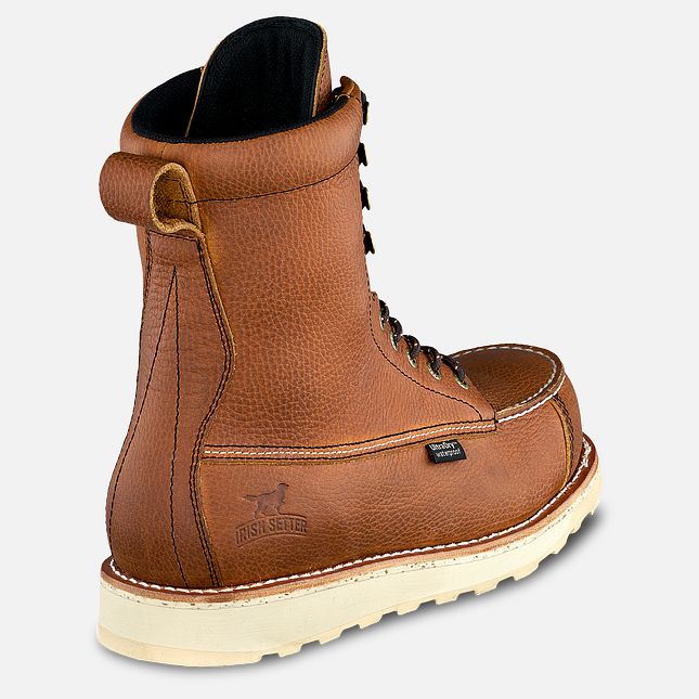 Wingshooter St Men’s 8’’ WP Leather Safety Toe Boot - Brown