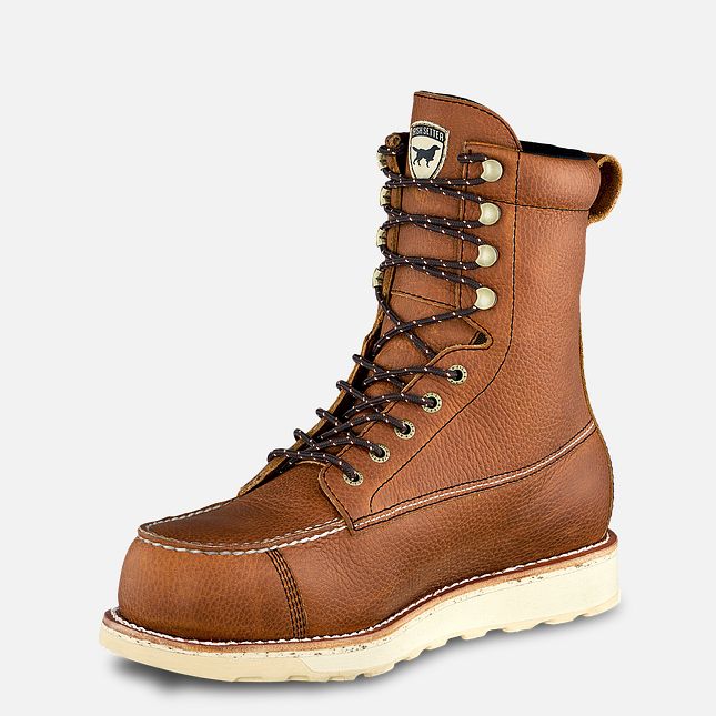 Men's 8-inch Waterproof Leather Safety Toe Boot