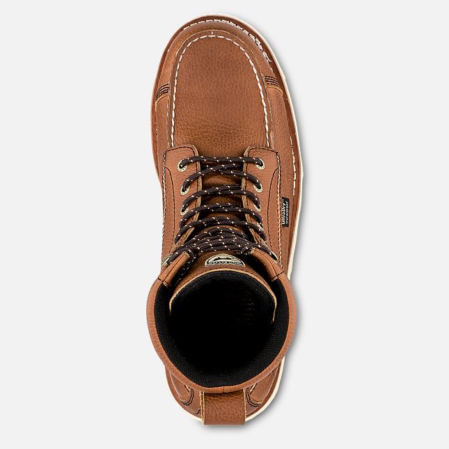 Men's 8-inch Waterproof Leather Safety Toe Boot