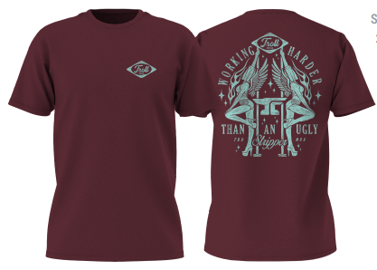 WHUS Twins Tee - Port