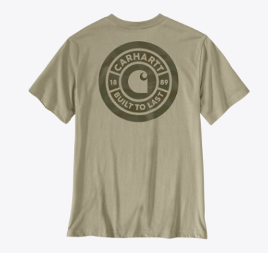 Irvine Relaxed Camo Rivet T-Shirt- Faded Fatigue