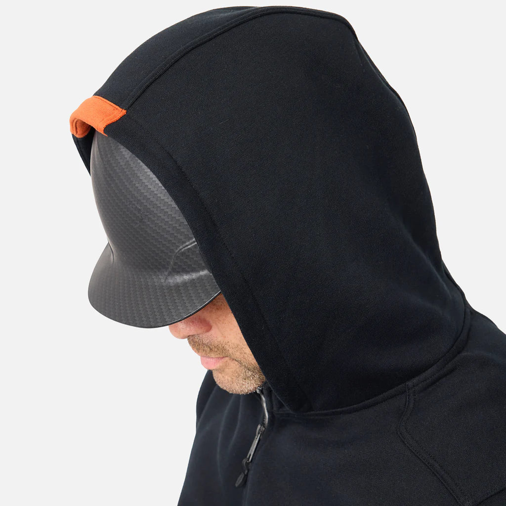 Shevlin Hooded Quarter Zip- Black