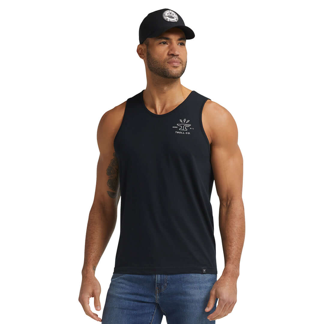 Twisting Wrenches Tank, Black