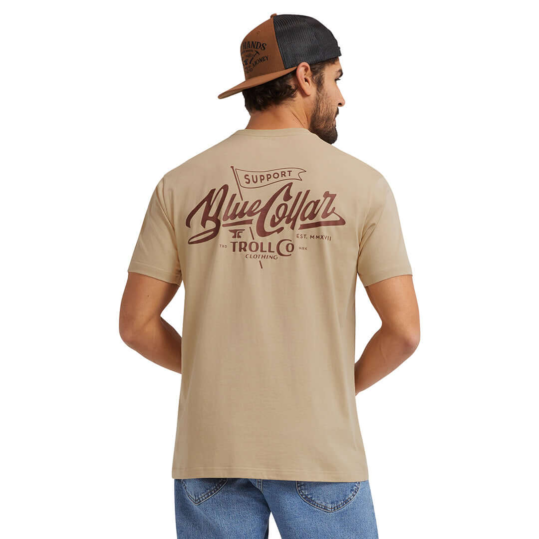 Men's SBC Banner T-Shirt, Tan