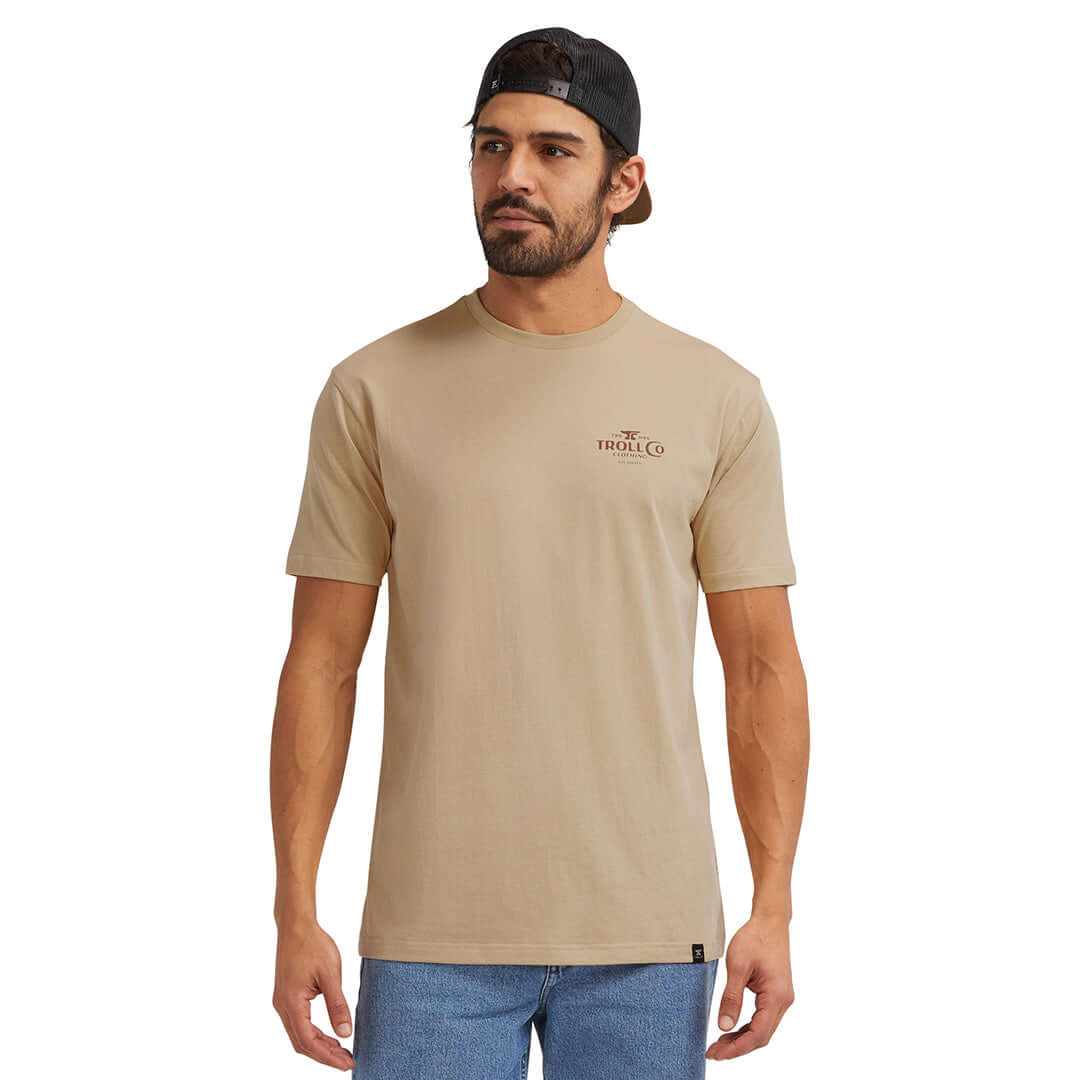Men's SBC Banner T-Shirt, Tan