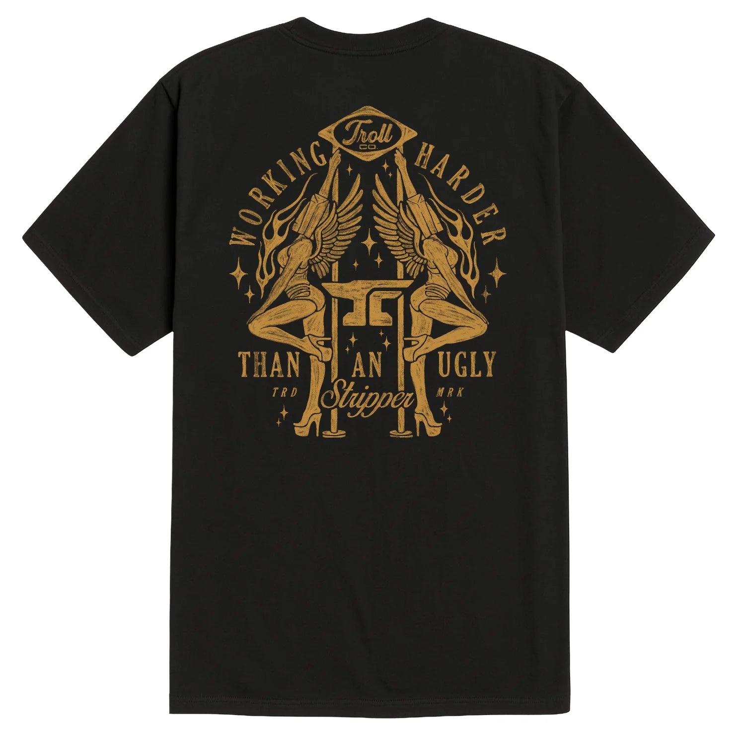 WHUS Twins Tee - Black
