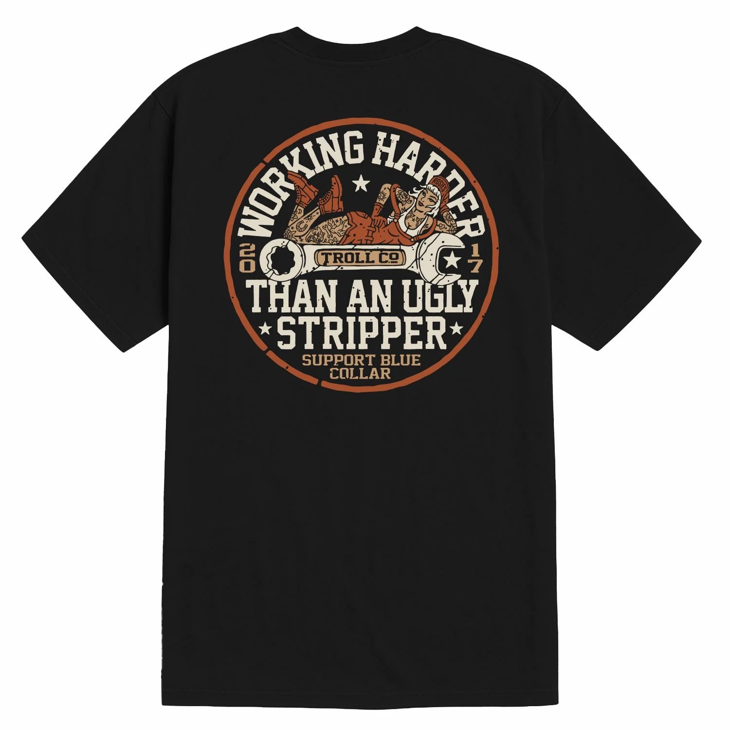 WHUS Poser SS Tee- Black