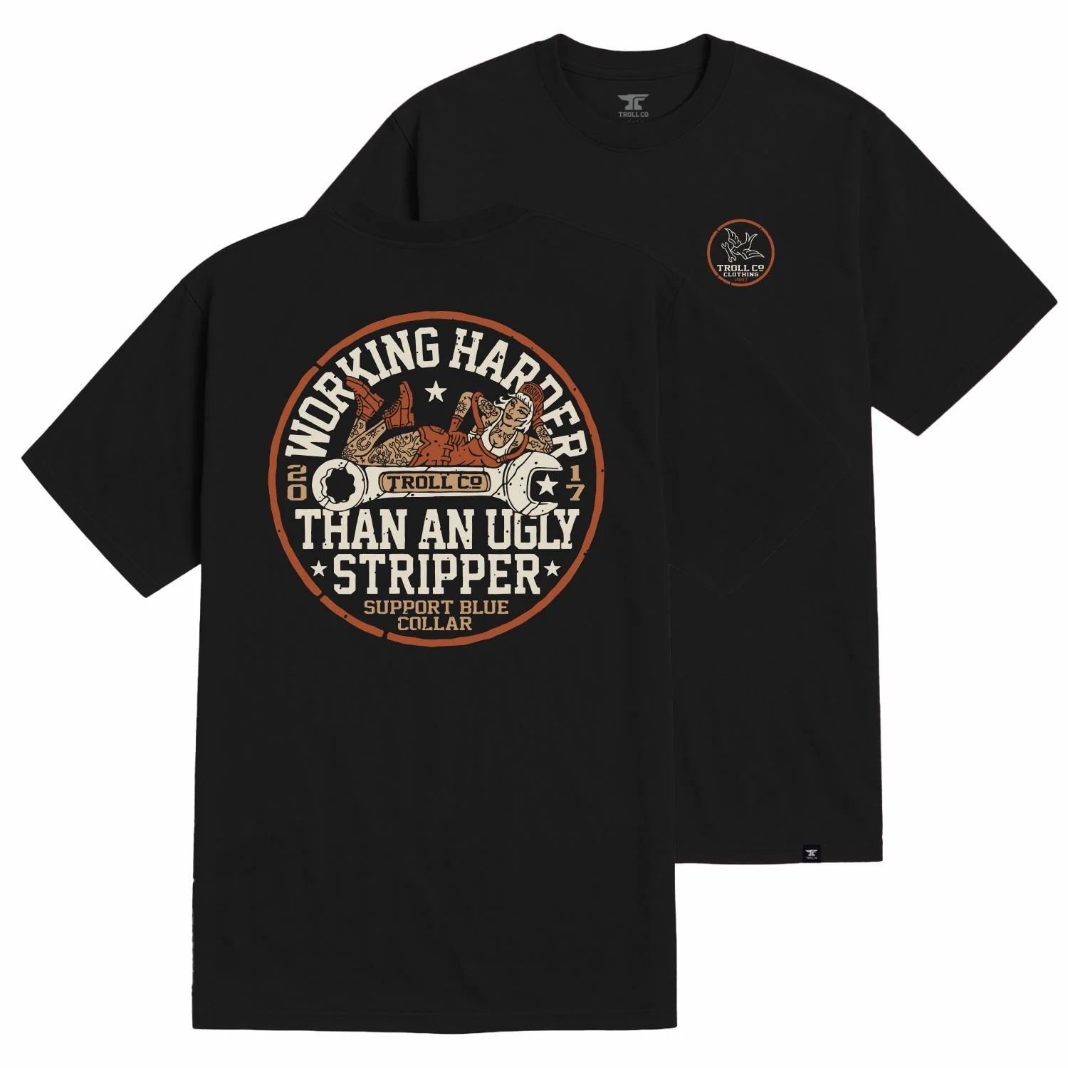 WHUS Poser SS Tee- Black