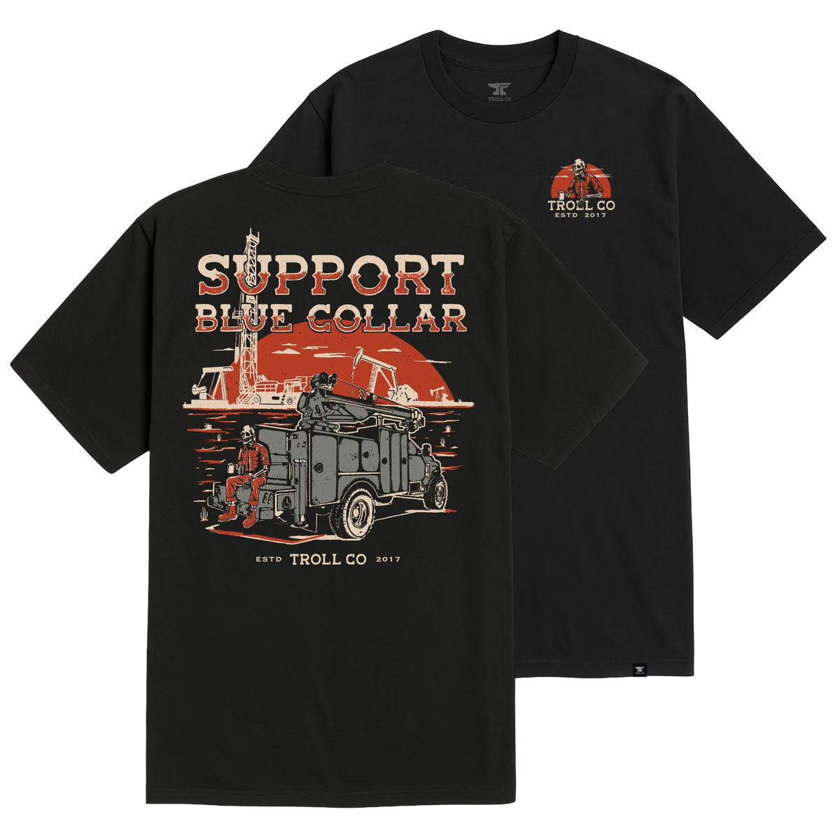 SBC Oil Rig T-Shirt - Black