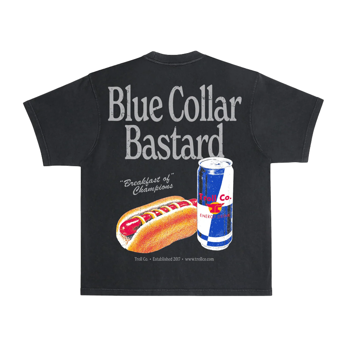BCB Breakfast Heavyweight Pigment Dye T-Shirt - Black