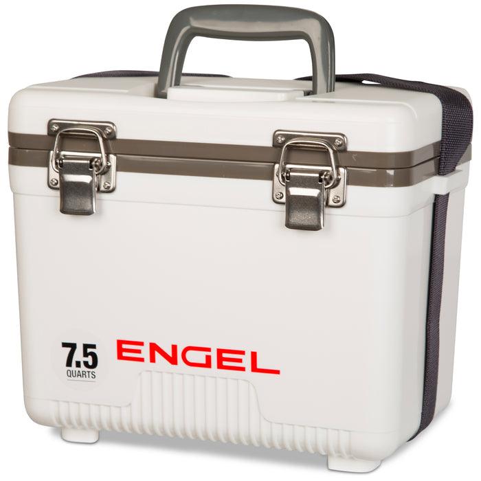 7.5 Quart Drybox / Cooler: White - -