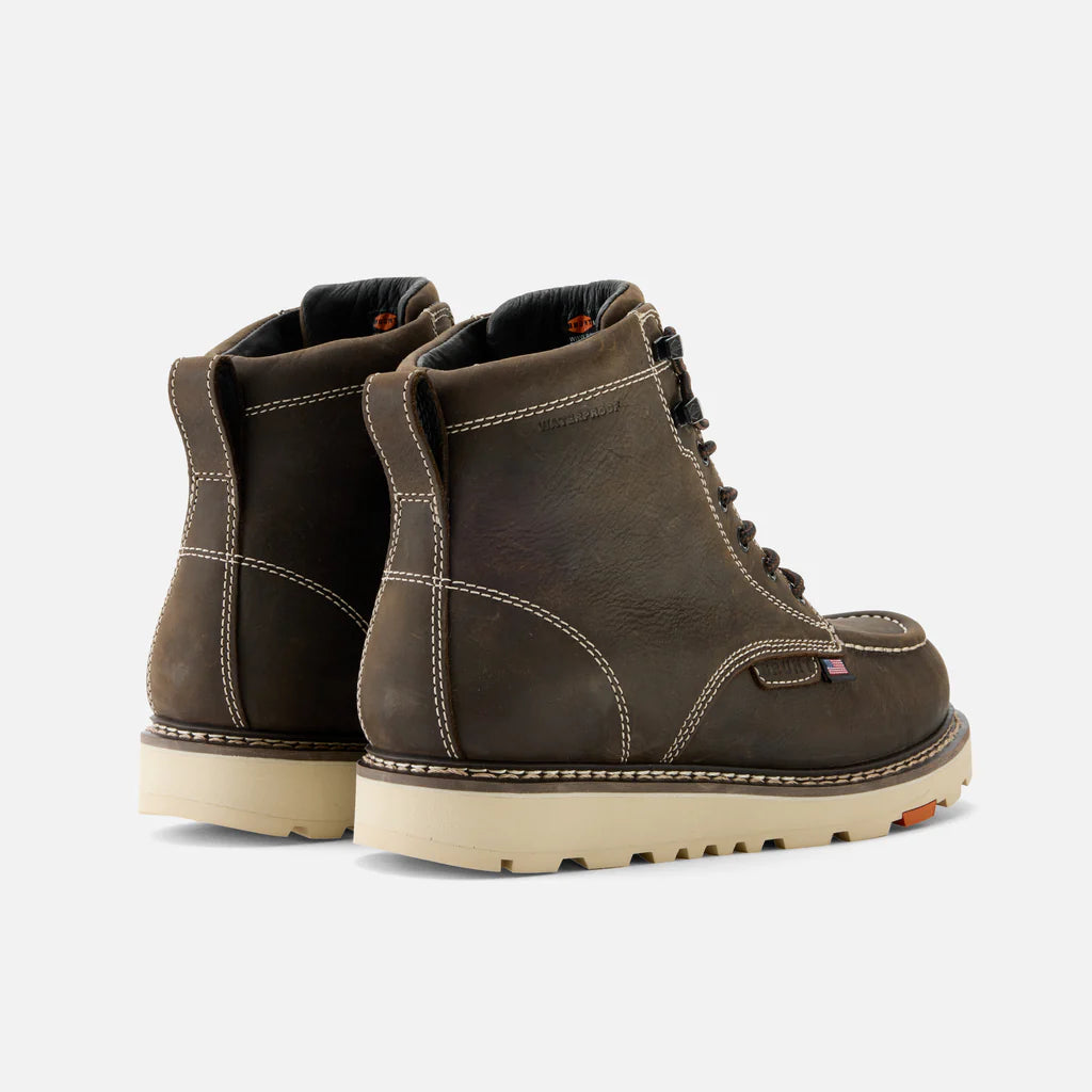 Marin 6” USA Welted Soft Toe - Dark Brown